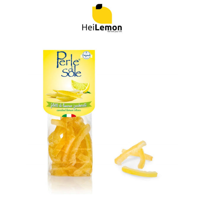 Italian Perle di Sole Amalfi Candied Lemon Peels (100g)