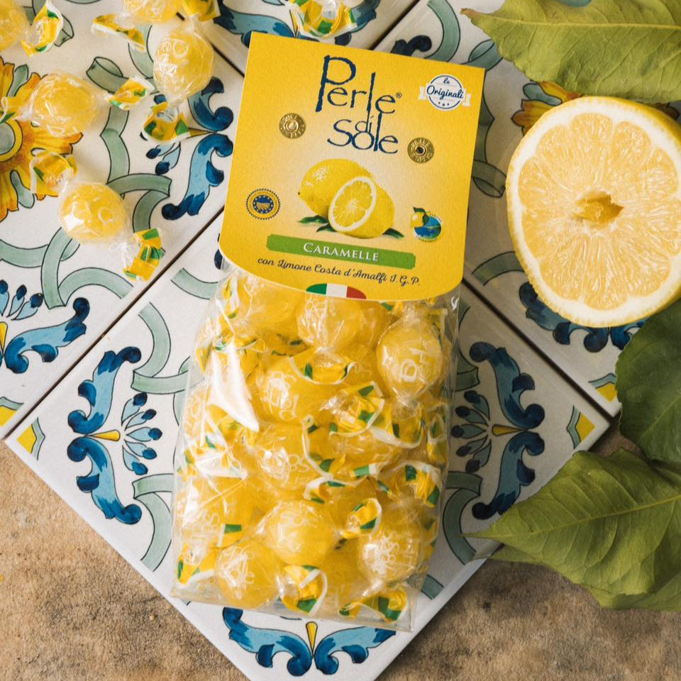 Perle di Sole Italy Amalfi Coast Lemon Hard Candy - 200g