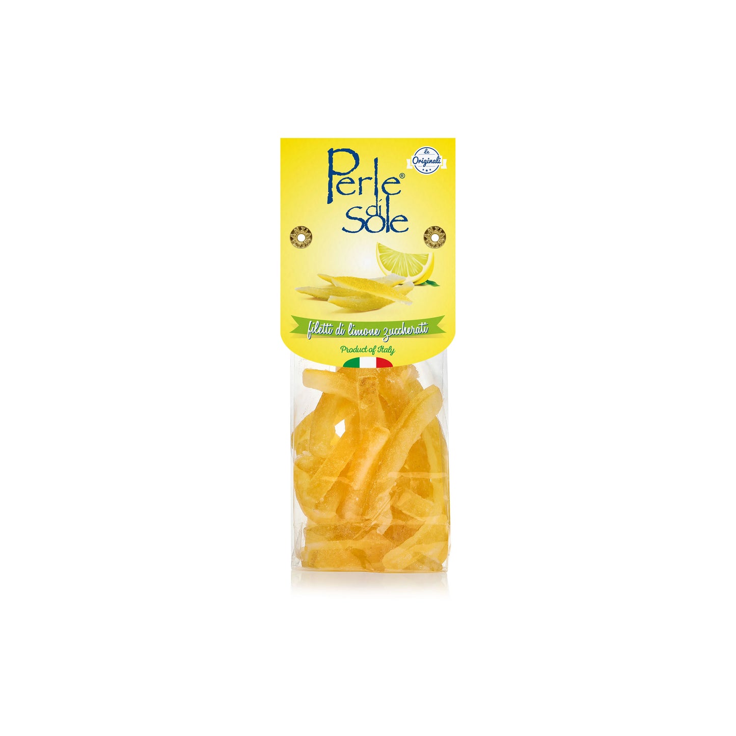 Italian Perle di Sole Amalfi Candied Lemon Peels (100g)