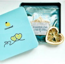 Hei Lemon Japanese heart-shaped lemon with British Fortnum & Mason black tea tin box set