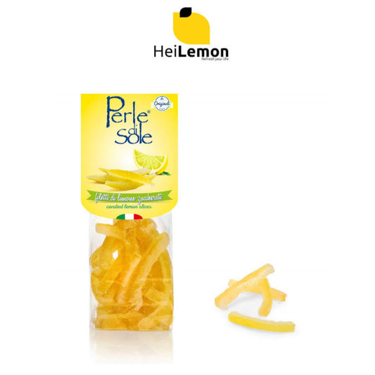 Italian Perle di Sole Amalfi Candied Lemon Peels (100g)