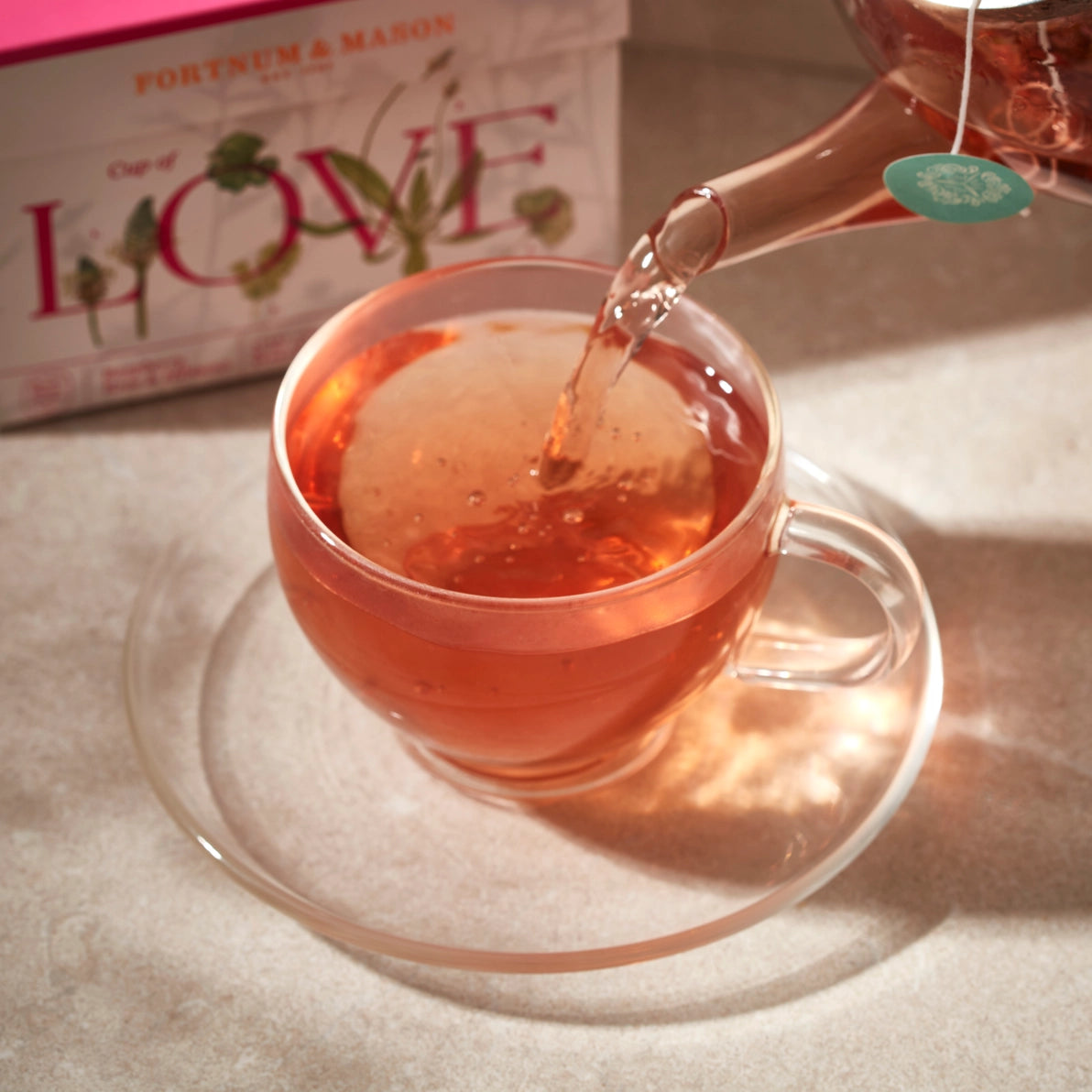 Hei Lemon x Fortnum & Mason 「LOVE (愛)」覆盆子、玫瑰與洛神花茶 配 心心檸檬