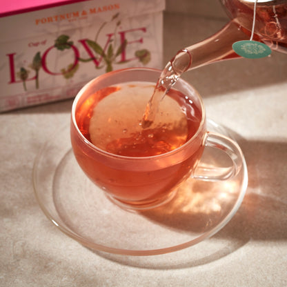 Hei Lemon x Fortnum & Mason 「LOVE (愛)」覆盆子、玫瑰與洛神花茶 配 心心檸檬