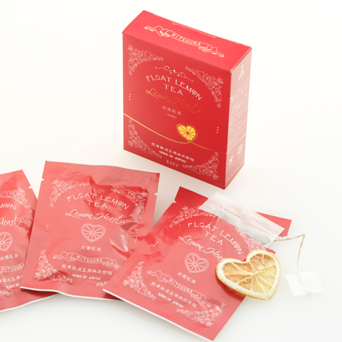 瀨戶內心型檸檬紅茶 (紅盒) - 島根出雲紅茶 - 3杯份 - 光浦釀造