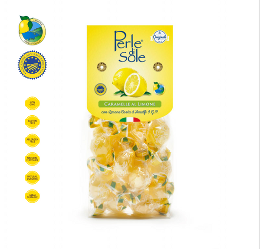 Perle di Sole Italy Amalfi Coast Lemon Hard Candy - 200g