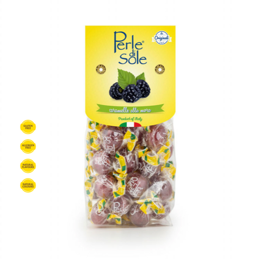 Perle di Sole Italy Amalfi Coast Blackberry flavoured Hard Candy - 200g